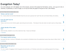 Tablet Screenshot of evangelismtoday.blogspot.com