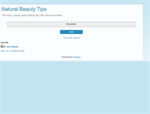 Tablet Screenshot of beautytipsnselfgrooming.blogspot.com