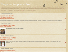 Tablet Screenshot of hungarianrecipesandfood.blogspot.com