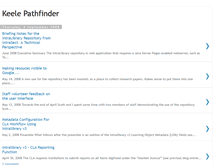 Tablet Screenshot of keelepathfinder.blogspot.com