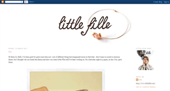 Desktop Screenshot of little-fille.blogspot.com