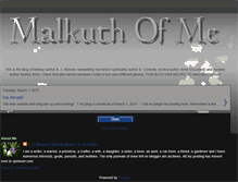 Tablet Screenshot of malkuthofme.blogspot.com