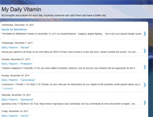 Tablet Screenshot of mydailyvitamin.blogspot.com