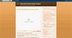 Desktop Screenshot of coloradoconservativeproject.blogspot.com