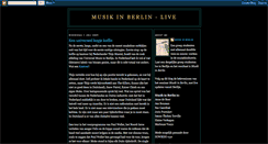 Desktop Screenshot of musikinberlin.blogspot.com