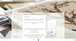 Desktop Screenshot of genuinelicense.blogspot.com