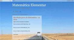 Desktop Screenshot of matematicaselementales.blogspot.com