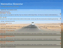 Tablet Screenshot of matematicaselementales.blogspot.com