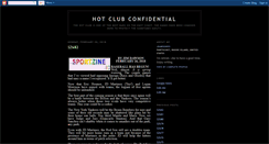 Desktop Screenshot of hotclubconfidential.blogspot.com