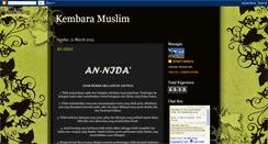 Desktop Screenshot of muslimkembara.blogspot.com