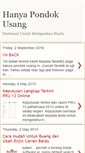 Mobile Screenshot of hanyapondokusang.blogspot.com