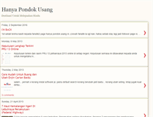 Tablet Screenshot of hanyapondokusang.blogspot.com