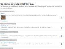 Tablet Screenshot of delautrecotdumiroirilya.blogspot.com