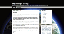 Desktop Screenshot of liquiscape.blogspot.com