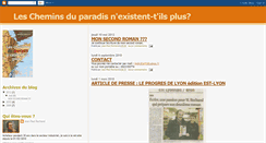 Desktop Screenshot of lescheminsduparadisnxistentt-ilplus.blogspot.com