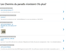 Tablet Screenshot of lescheminsduparadisnxistentt-ilplus.blogspot.com