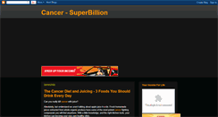 Desktop Screenshot of cancer-superbillion.blogspot.com