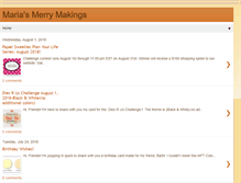 Tablet Screenshot of mariasmerrymakings.blogspot.com