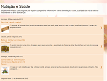 Tablet Screenshot of nutreesaude.blogspot.com