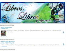 Tablet Screenshot of libroslibrosyalgomas.blogspot.com