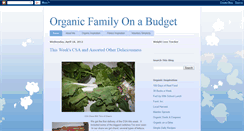 Desktop Screenshot of organicfamilyonabudget.blogspot.com