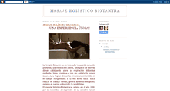 Desktop Screenshot of masajeholisticobiotantra.blogspot.com