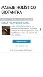 Mobile Screenshot of masajeholisticobiotantra.blogspot.com
