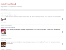 Tablet Screenshot of mindyourfood.blogspot.com