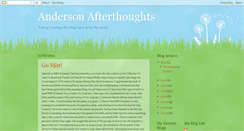 Desktop Screenshot of andersonafterthoughts.blogspot.com