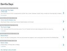 Tablet Screenshot of davilladays.blogspot.com