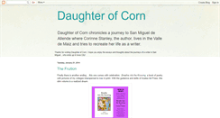 Desktop Screenshot of daughterofcorn.blogspot.com