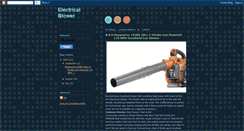 Desktop Screenshot of electrical-blower.blogspot.com