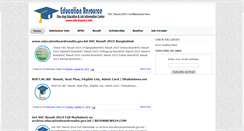 Desktop Screenshot of eduresourcebd.blogspot.com