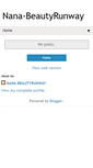 Mobile Screenshot of nana-beautyrunway.blogspot.com