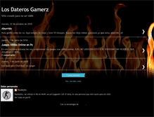 Tablet Screenshot of losdaterosgamerz.blogspot.com