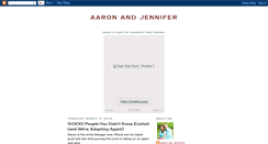 Desktop Screenshot of aaronandjennwilson.blogspot.com