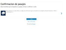 Tablet Screenshot of confirmaciondeticket.blogspot.com