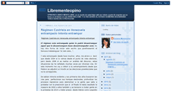 Desktop Screenshot of librementeopino.blogspot.com