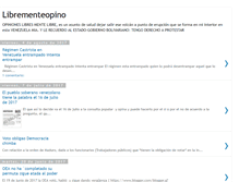 Tablet Screenshot of librementeopino.blogspot.com