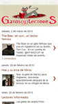 Mobile Screenshot of gatosylectores.blogspot.com