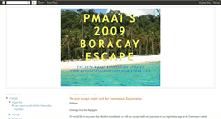 Desktop Screenshot of boracay2009.blogspot.com