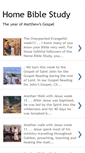 Mobile Screenshot of homebiblestudy.blogspot.com