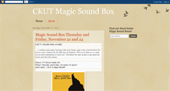 Desktop Screenshot of magicsoundbox.blogspot.com