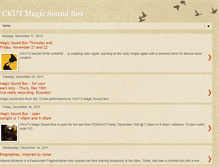 Tablet Screenshot of magicsoundbox.blogspot.com