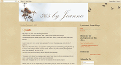 Desktop Screenshot of 365byjoanna.blogspot.com