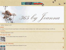 Tablet Screenshot of 365byjoanna.blogspot.com