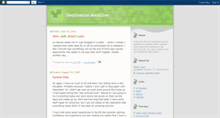 Desktop Screenshot of destinationmedicine.blogspot.com