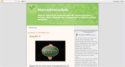Desktop Screenshot of mercedesnadeln.blogspot.com