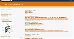Desktop Screenshot of microalimentaria.blogspot.com
