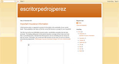 Desktop Screenshot of escritorpedrojperez.blogspot.com